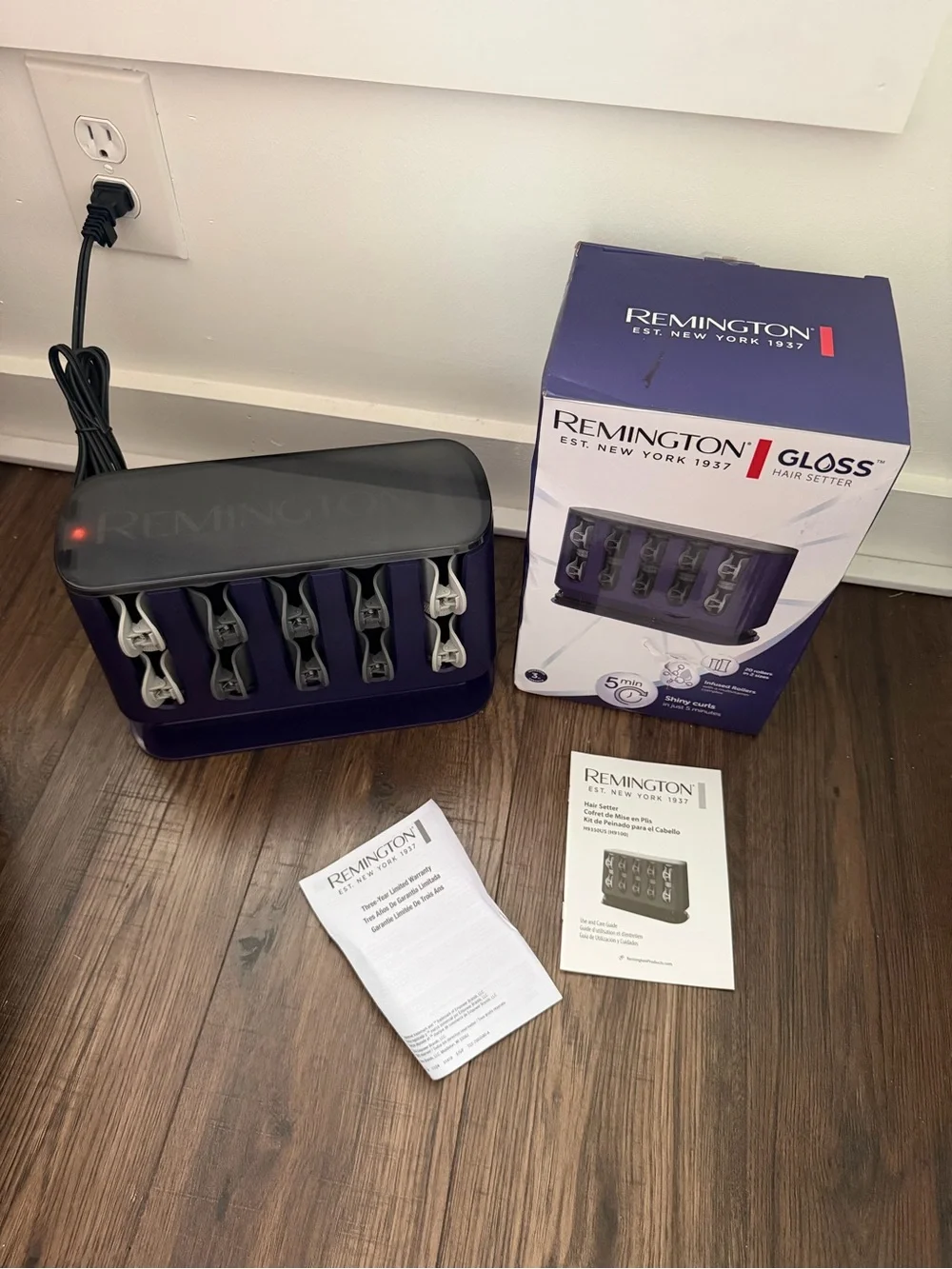 Remington Gloss Hair Setter Hot Rollers Brand New